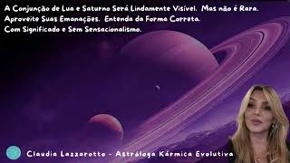 Conjunção Visível de Saturno e Lua [upl. by Fonzie]