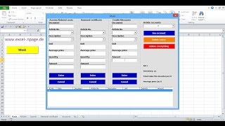 26Stock program in Excel VBA itself create Delete the contents of all fields [upl. by Erleena]