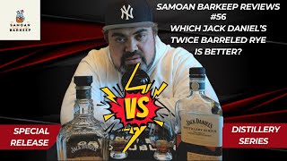 Drink Every Bottle Episode 56  Jack Daniels Twice Barreled Rye Review  Samoan Barkeep [upl. by Davine]