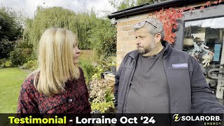 Solar PV amp Battery Project  Customer Testimonial Oct 2024 [upl. by Keelby]