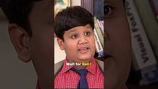 Wait for Goli  tmkoc comedy relatable shorts comedyvideo funny trendingshorts [upl. by Ilarin]