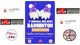 JDM 2024 Badminton Bádminton Menores C2 [upl. by Enialed]