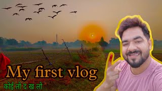 My first vlog❤️कोई तो देखलो मेरे भाईdrjminivlogs94 [upl. by Nnaeirb]