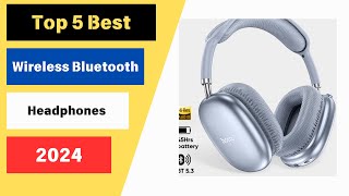 Top 5 Wireless Bluetooth Headphones Review 2024  Best Headsets for Gaming amp Music [upl. by Klein706]