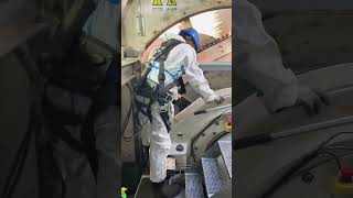 Wind energy generator turbine Engineering work 🤔😧🤔😧windenergy viralshort windturbine shorts fun [upl. by Burnard]