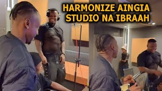 HARMONIZE AINGIA STUDIO KUANDAA NYIMBO MPYA NA IBRAAH  TAZAMA HAPA VIBE LAKE NI BALAAH [upl. by Kyrstin]