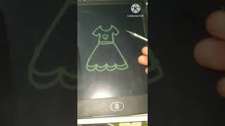 Frock ka Design Dress video Flower song music👗👗 [upl. by Anaele]