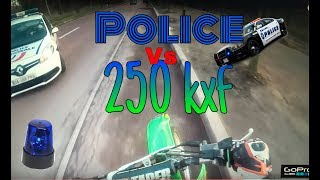 Course poursuite Kxf Yzf Yz ðŸ‘®ðŸ¾â€â™€ï¸ðŸš¨ðŸš” [upl. by Oetsira]