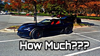 How Much Is My Corvette Z06 Payment [upl. by Ardnaxila]