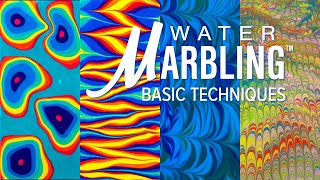 Learn how to use these Water Marbling™ Techniques  DecoArt® [upl. by Blanca395]