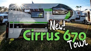 Cirrus 670720 Tour The new lightweight short bed truck camper [upl. by Nylecaj]