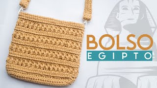 🐫VIRAL Bolso Egipto TEJIDO a CROCHET paso a paso puntos básicos  Lanitas y Colores [upl. by Alexia]