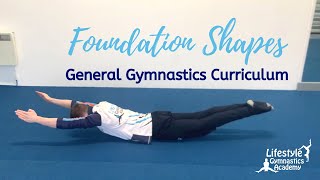 FOUNDATION STAGE SHAPES General Gymnastics Curriculum Juniors 57 years [upl. by Airbmat]