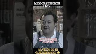 Sacré Coluche 🤣 reels viralvideo fyp coluche immigration rire comedy shorts france duet [upl. by Lilaj]