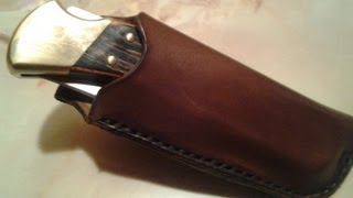 How to make a leather sheath  part 1  the design [upl. by Spiegel]