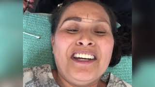 Microblading brow mapping tutorial [upl. by Alidus]