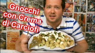 RICETTA PRIMAVERILE GNOCCHI con CREMA di CARCIOFI [upl. by Hairabez]