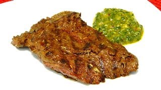 Grilled Churrasco with Chimichurri Sauce [upl. by Anelat]