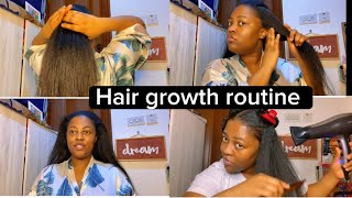 How to moisturize and seal For Massive hair growth  Healthy Relaxed Hair Care  Dehydrated Hair [upl. by Gardell]