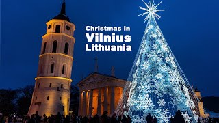 Christmas in Vilnius Lithuania  2021 [upl. by Aicirt]