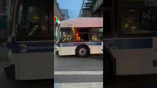 MTA NYC Bus New Flyer XD60 4718 on Route B38 at Broadway and Patchen Avenue nycbus mtabus [upl. by Aneet]