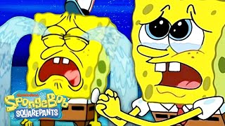 Every Time SpongeBob CRIES Ever 😭 [upl. by Sivatnod]