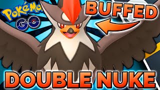 BUFFED STARAPTOR IS UNDERRATED IN THE UTLRA LEAGUE GUARANTEED ADVANTAGE  GO BATTLE LEAGUE [upl. by Eerb]