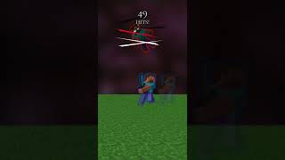 Minecraft animation Steve vs Herobrine minecraft herobrine popular gaming viral [upl. by Leahplar]