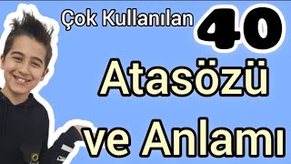 Atasözleri ve Anlamları Görsel Destekli Çok Kullanılan Atasözleri atasözleri atasözü [upl. by Ifok]