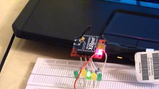 Matlab Simulink  XBee  5 bit binary counter [upl. by Munn936]