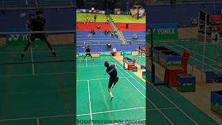 Bharat Raghav Footwork badminton nationalbadminton shorts [upl. by Aara]