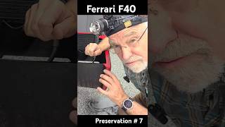 Ferrari F40 Preservation  7 shorts automobile classiccars supercar autorestoration ferrari [upl. by Iams]