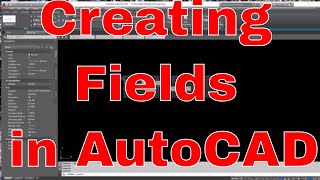 Utilizing Fields with Text in AutoCAD [upl. by Arekat]