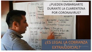 ¿Cómo procede el embargo por un crédito Cobranza extrajudicial [upl. by Shaughn]