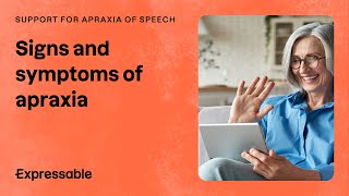 Signs and symptoms of apraxia [upl. by Anitnoc687]