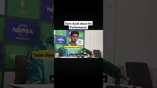 Saim Ayub about his PerformancePak beat Australia in 2nd odiSaim performancesaimayub abdullah [upl. by Merv431]