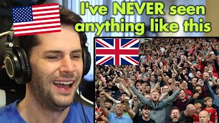 American Reacts to the Top 10 BEST British Football Chants [upl. by Melnick]