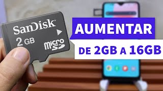 ✅Convertir Memoria de 2GB a 16GB en Tarjeta Micro SD y USB │Aumenta la Capacidad Hasta un 700 Más [upl. by Hibben]