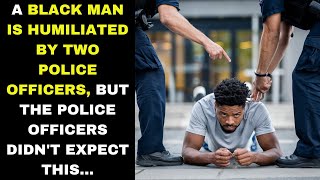 A BLACK MAN IS HUMILIATED BY TWO POLICE OFFICERS BUT THE POLICE OFFICERS DIDNT EXPECT THIS [upl. by Nyltak]