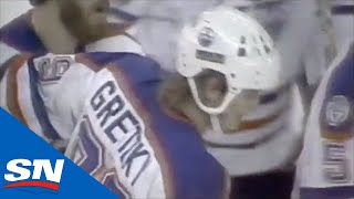 Wayne Gretzky Scores 50th In 39 Games With Five Goals vs Flyers [upl. by Umont]