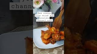 udang masak merah nak resepi sila rujuk dalam youtube channel saya🤗🤗 [upl. by Sonaj]