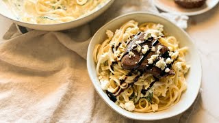 Copycat Olive Garden Steak Gorgonzola Alfredo Recipe [upl. by Blumenthal174]