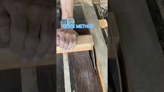 CROSS CUTTING WITH DOUBLE GUIDES diywoodworking share shortvideo [upl. by Ollayos]