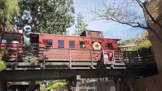 41724 Pre The Disneyland Railroad Holiday 2 passes through Critter Country [upl. by Nonohcle]