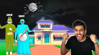 TECHNO GAMERZ ESCAPE OGGY AND JACK GRANNY SCARY HOUSE 😱 [upl. by Ajay14]