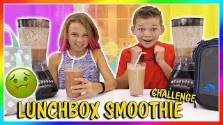 LUNCHBOX SMOOTHIE CHALLENGE  We Are The Davises [upl. by Ellersick]