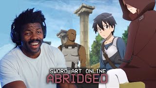 Its Getting More Unhinged  SAO Abridged Ep 2 Reaction reloaded [upl. by Leahcimrej]