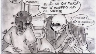 Yaoi  Error x Ink  Sanscest Comic PT BR  14  Skylle Nick parte 1 [upl. by Itnaihc360]