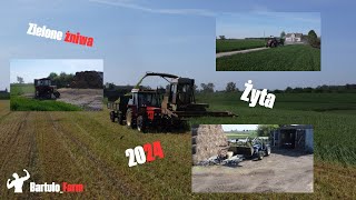 🇵🇱 Zielone żniwa żyta🔥💪 Fortschritt amp 2X Zetor amp URSUS C360 amp Farmtrac🔥Żyletki się gno [upl. by Madanhoj]