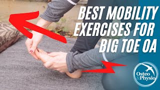 The best mobility exercises for BIG TOE ARTHRITIS [upl. by Anital103]